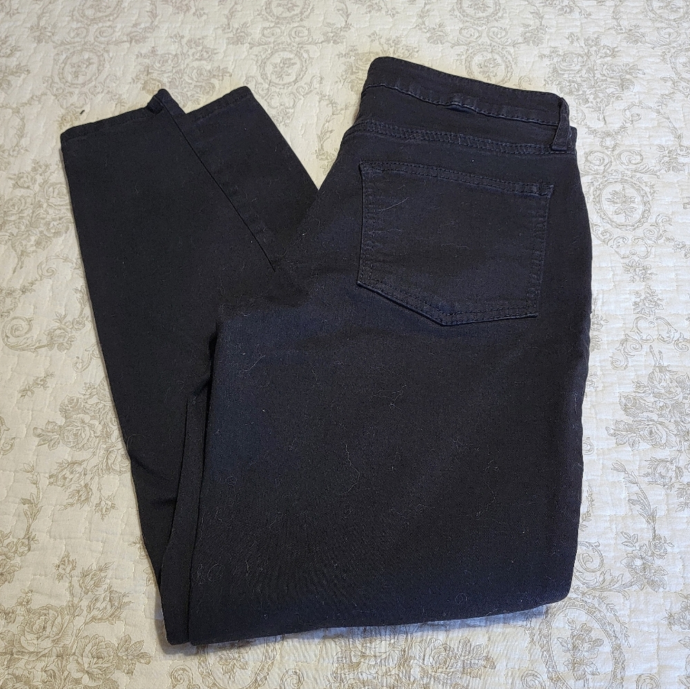 Maurices M Jeans Black Mid Rise Jeggings Size Medium Short